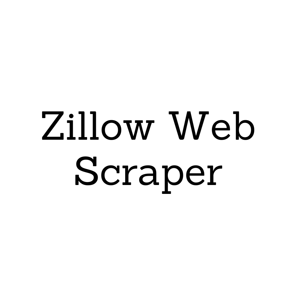 Zillow Web Scraper